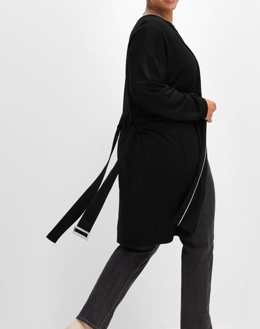 Кардиган, черный - Sheego фото 5