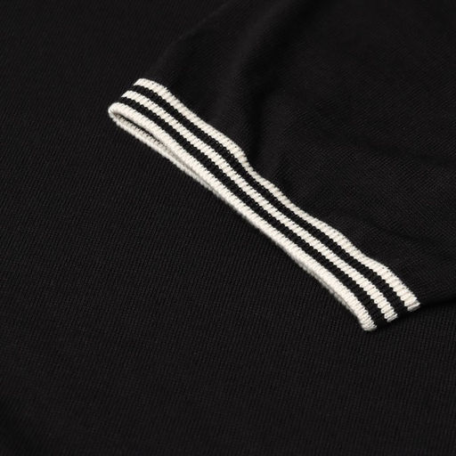 Джемпер мужской короткий рукав MINAKU REGULAR FIT: чёрный, р-р 44