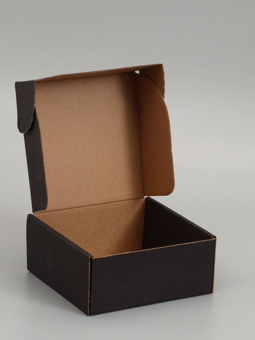 Цена за 3 шт. Коробка самосборная, черная, 18 х 18 х 8 см,