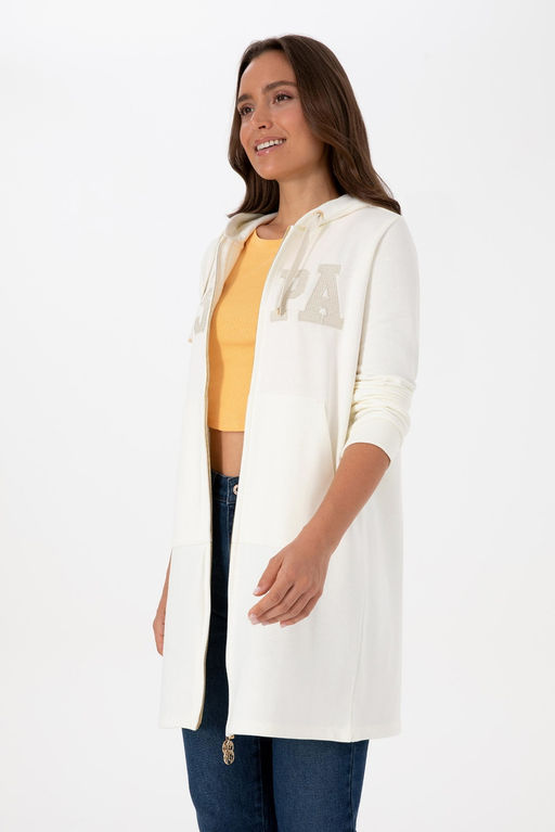 Kad_n Krem Basic Sweatshirt Sepette S_rpriz _ndirim - U.s. polo assn фото 3