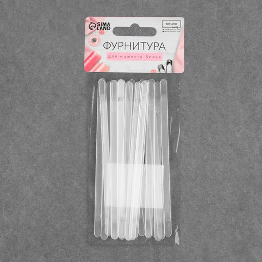 Цена за 5 шт. Пластина для корсета и бюстгальтера, 20 шт, 110 5 мм - Арт узор фото 4