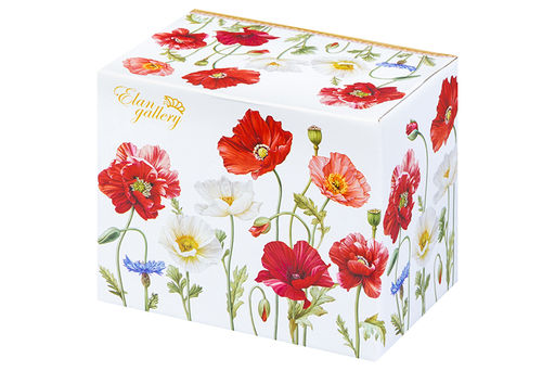 Чайник 380 мл 17*10*12 см Маки NEW BONE CHINA - Elan gallery фото 4