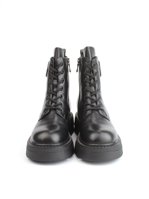 04-M3-1476 BLACK Ботинки зимние женские (натуральная кожа, натуральный мех) - Фабричный китай фото 9