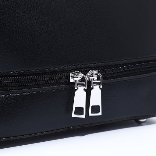 Сумка кросс-боди на молнии, цвет чёрный - Simaland фото 6
