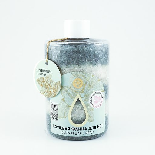 Соль морская для ног Освежающая с мятой - Мануфактура дом природы фото 2