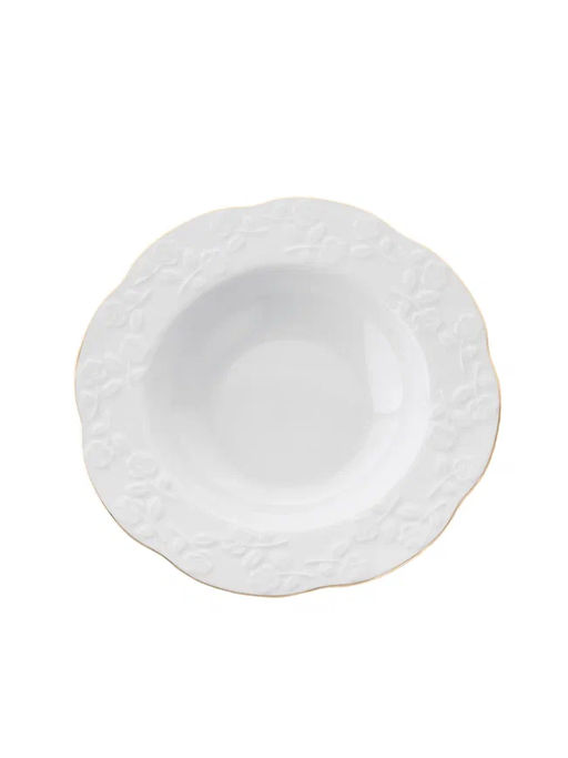 Столовый сервиз фарфоровый 24 предмета (6 персон), арт. 0800-WHT/GD-24 - D.L.K. фото 3