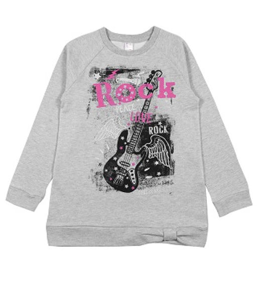 CRB wear/CWJ 62028 Платье типа туника, серый меланж/Ex.Cherubino  фото 2