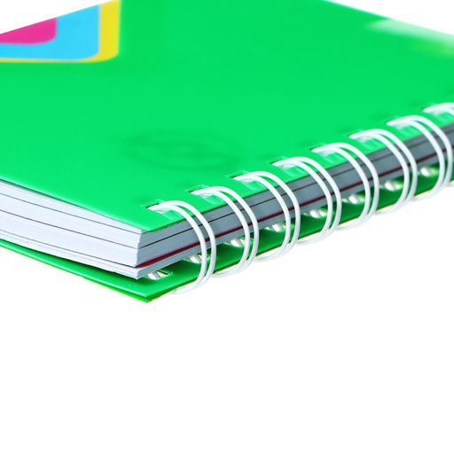 Блокнот на гребне А6, 100 листов, линия, обложка пластик, с разделителями, NEW, МИКС - Calligrata фото 6