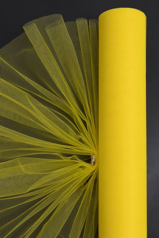 Фатин 50 см*25 ярд (SF-3780) желтый №10 - Больше подарков фото 2