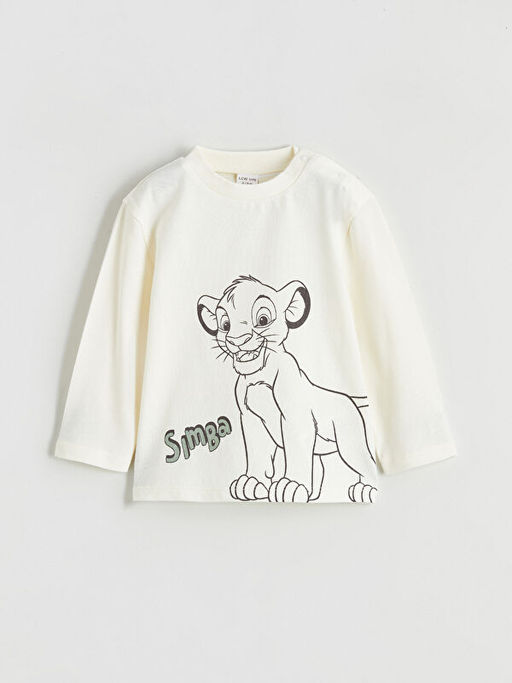 Aslan Kral Bask?l? Erkek Bebek Sweatshirt ve Pantolon