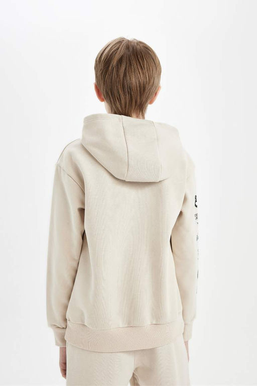 Толстовка с круглым вырезом для мальчиков NBA Current Teams - Defacto фото 7