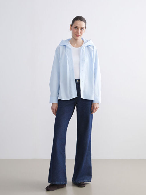 Kap??onlu Oversize Kad?n G?mlek