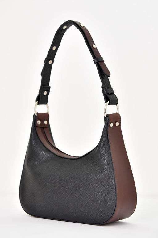 Сумка женская Ц-511/2.1 черный+коричневый - Protege фото 2