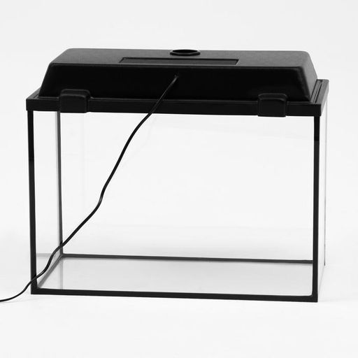 Аквариум Прямоугольный с крышкой, 50 литров, 51 х 27 х 35 см, чёрный - Пижон фото 3