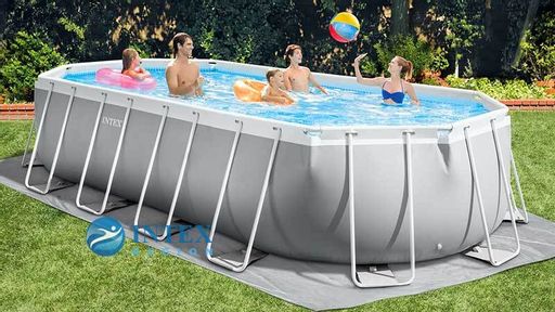 -18% Бассейн на опорах 610х305х122см (фильтр-насос 5,6 м3/ч, лестница, подстилка, тент), INTEX  фото 3