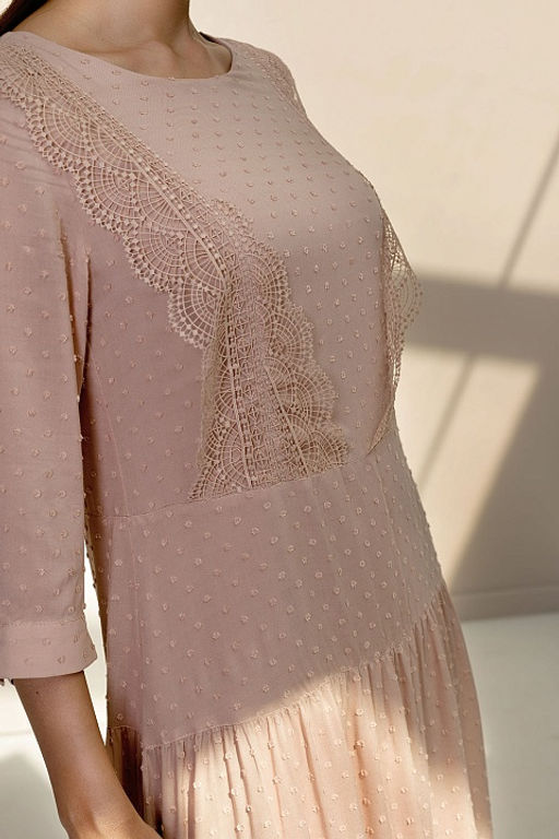 Платье 61709-2 Бежевый