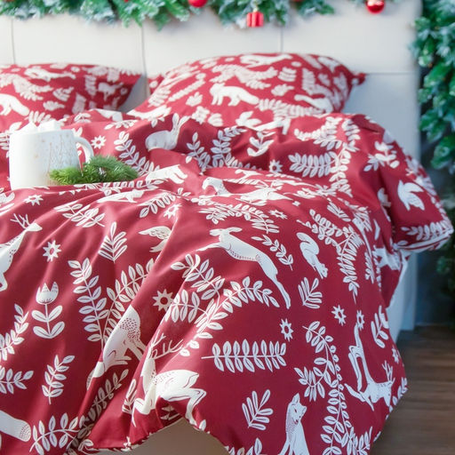 Постельное бельё Этель евро Christmas time 200х217 см, 220х240 см, 70х70 см - 2 штуки  фото 13