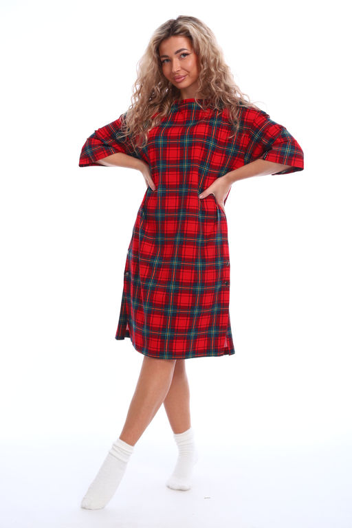 Платье-туника на клепках