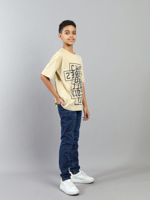 CRB wear / CSJB 64119-31K Футболка для мальчика,бежевый/Ex.Cherubino  фото 2