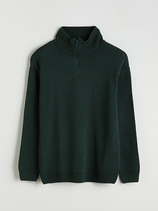 Dik Yaka Erkek ?ocuk Triko Kazak