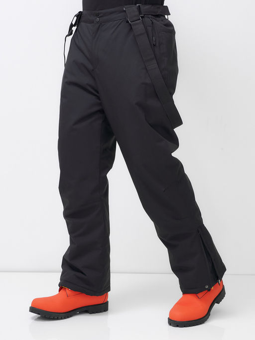 Горнолыжный костюм анорак мужской зимний черного цвета 389Ch - Leifensh фото 32