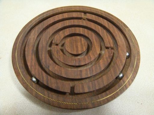 Сувенир-игра "Лабиринт" 2шт/упак (дерево) (2*13) №878/В