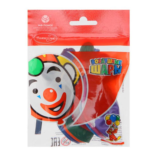 Воздушные шары латексные 12" «Ассорти», 10 шт., МИКС