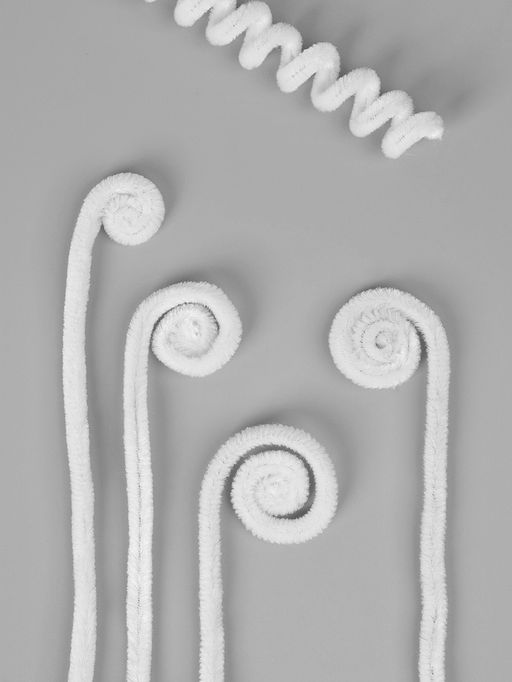 Синельная проволока, набор 90 шт., белая, 30 см