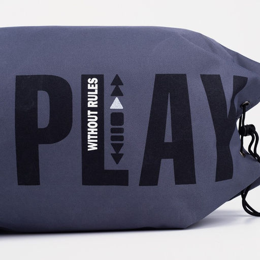 Рюкзак-торба молодёжный, отдел на стяжке шнурком, цвет чёрный/серый - Nazamok фото 7