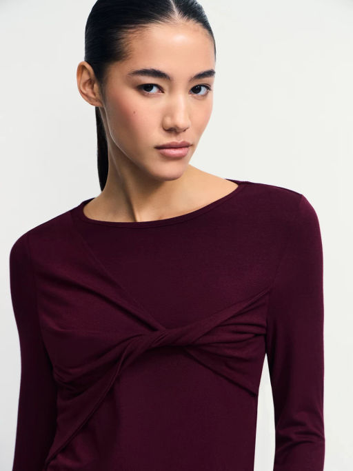 Лонгслив с декоративным узлом / Zarina фото 7