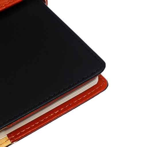 Ежедневник недатированный Бизнес, А5, в клетку, с хлястиком, 128 листов, обложка кожзам, чёрный - Simaland фото 2