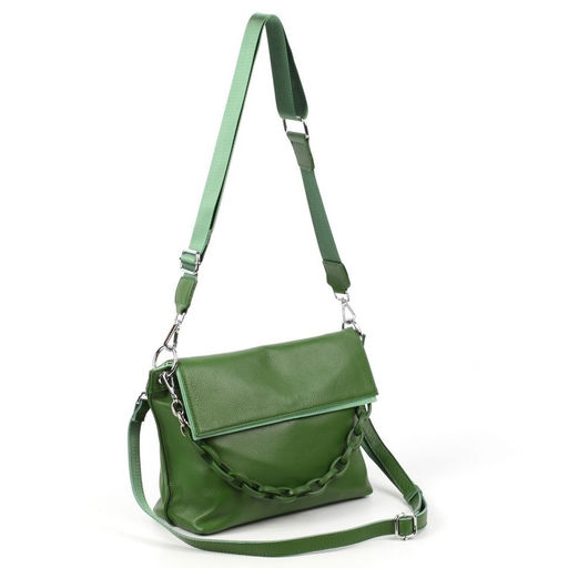 Женская кожаная сумка 86036 Грин Н57 - Cidirro фото 2