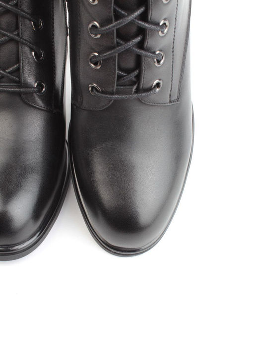 04-M3-2274 BLACK Ботинки зимние женские (натуральная кожа, натуральный мех) - Фабричный китай фото 11