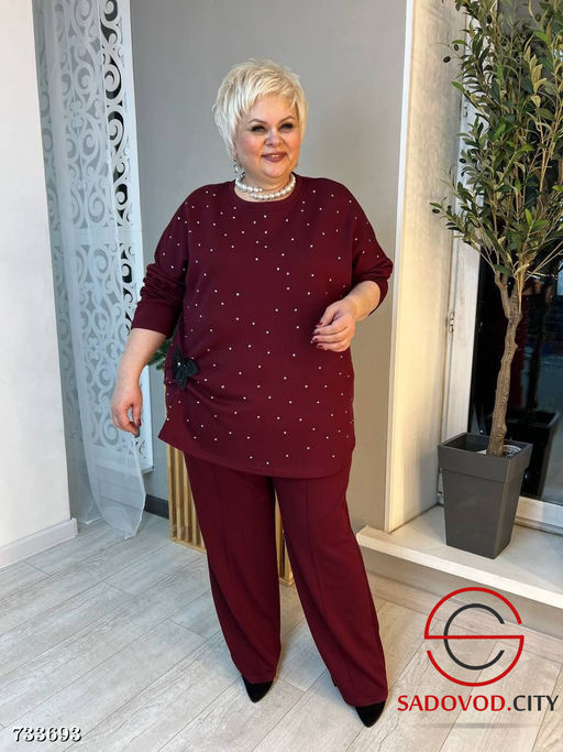 Женский брючный костюм двойка