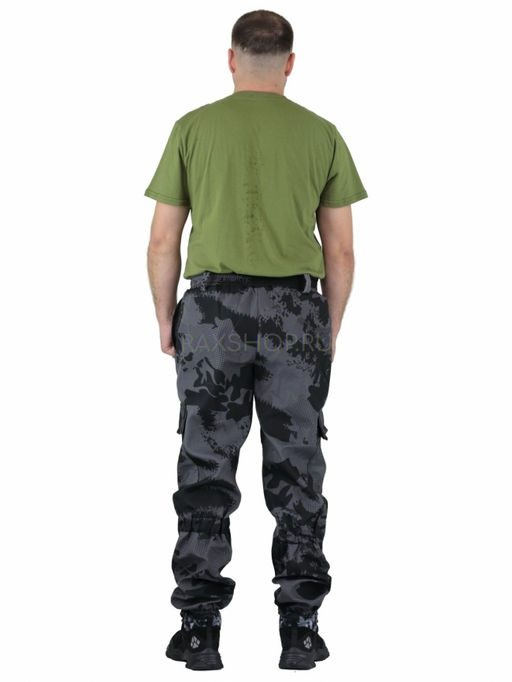 Удлиненный утепленный демисезонный костюм Forest trail Grey для активного отдыха (горка на флисе) - Rax фото 12