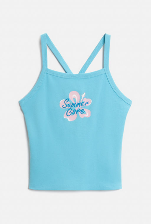 ACOOLA / Майка детская для девочек Idra голубой  фото 2