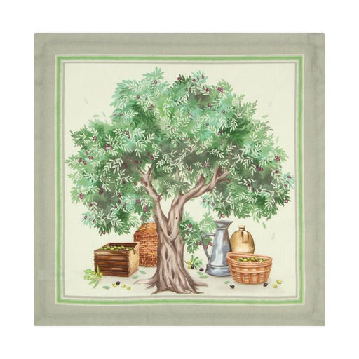 Набор салфеток Этель Olivia 40х40см - 4шт, 100% хлопок, саржа 190гр/м2  фото 3