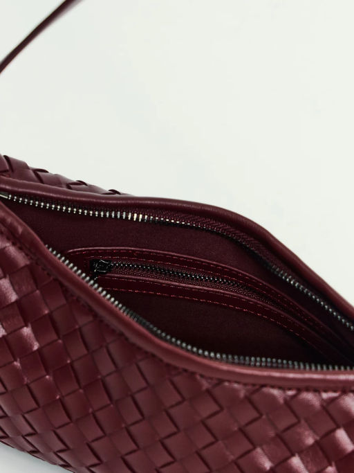 Сумка-хобо с плетением / Zarina  фото 4