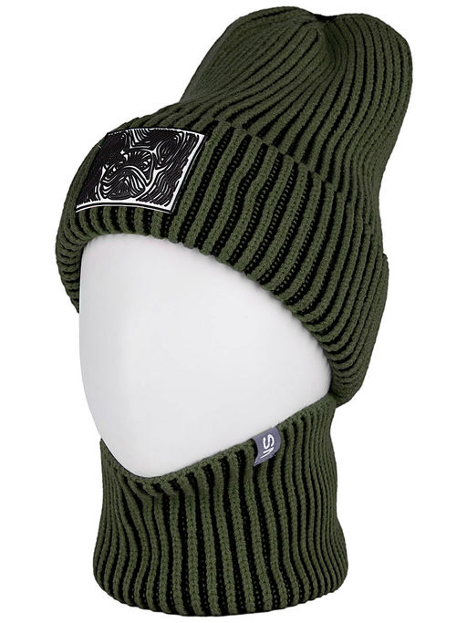 Комплект (шапка и снуд) 12з16624 джинс/черный - Nikastyle фото 32