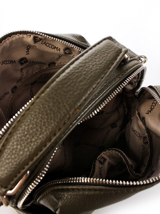 LACCOMA рюкзак Лилу-Y2005-оливковый эко кожа хлопок