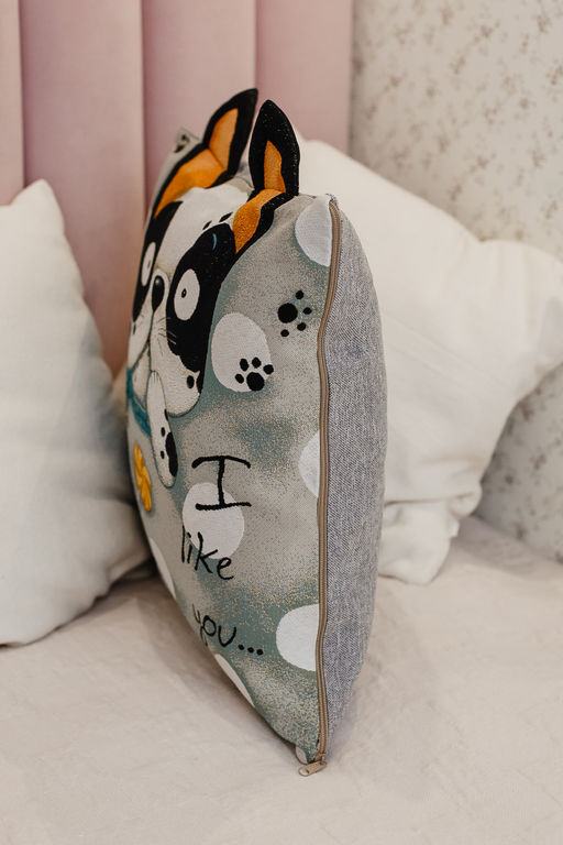 Наволочка декоративная Бульдог 45*45