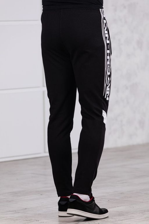 Брюки спортивные 
 3.MM154B-чёрный