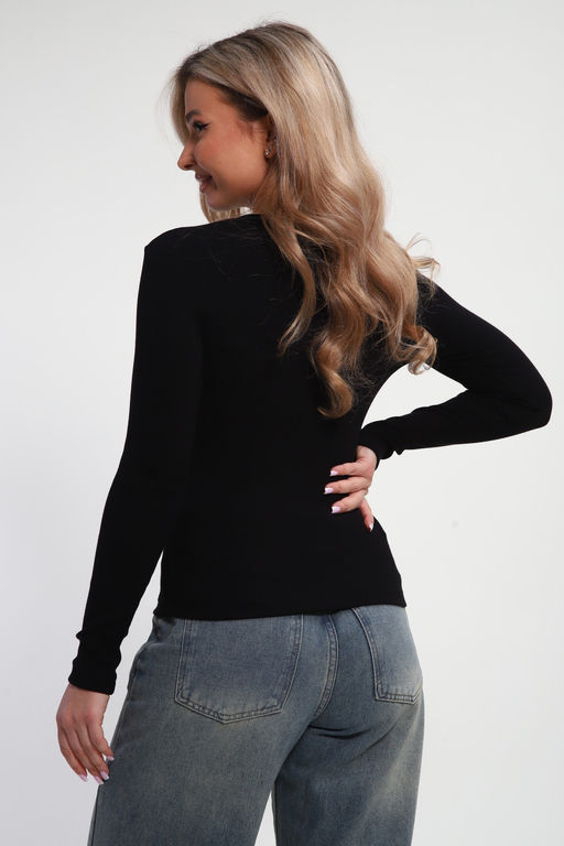 Лонгслив женский облегающий со швом ЛГ-03