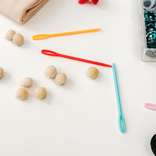 Игла пластиковая, набор 20 шт., размер 1 шт. 5 см, цвета МИКС - Simaland фото 4