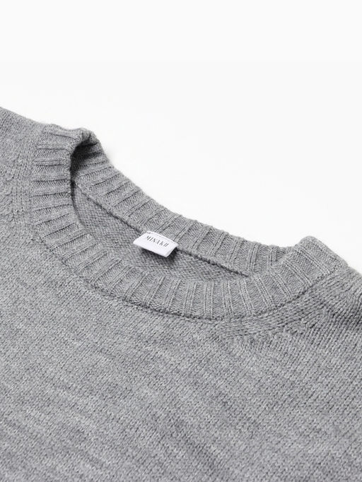 Джемпер женский MINAKU: Knitwear collection, светло-серый, размер 46-48  фото 31