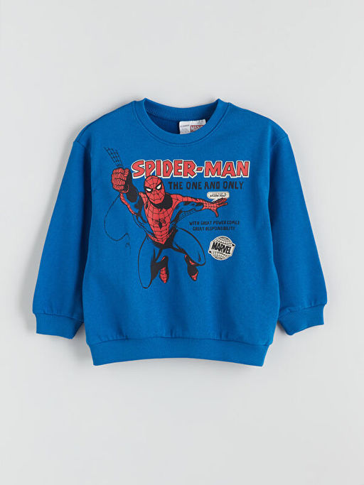 Spider-Man Bask?l? Erkek ?ocuk Sweatshirt ve E?ofman Alt 2li