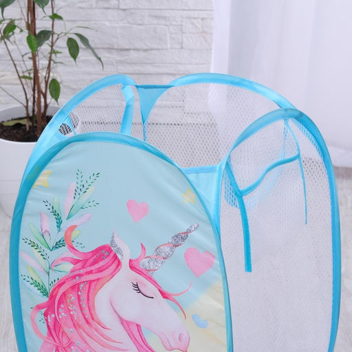 Корзина для хранения игрушек «Единорог» 57×34×34 см