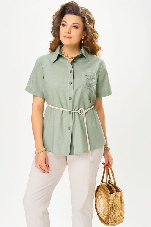 Блуза FITA 20463 фисташка