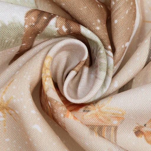 Новогодний комплект штор для кухни с подхватами Christmas forest 145х180см-2 шт, габардин - Этель фото 6