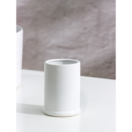 Стакан для зубных щёток SAVANNA Бэкки, цвет белый фото 6